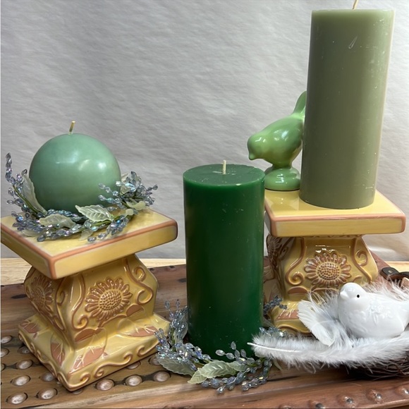 SL@H TUSCAN GLAZED SOFT YELLOW Pedestal - Picture 9 of 9